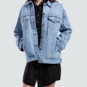 Levi's Baggy Light Blue Jean Jacket Sz Sm NWOT
